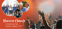 A DL Leaflet which promotes your church